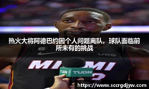 热火大将阿德巴约因个人问题离队，球队面临前所未有的挑战